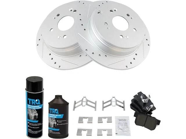 Kit de pastillas de freno trasero y rotor para Acura RDX 2010-2018 2011 2012 2013 2014 MW299PY Foto 1 de 1