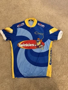 Vintage 2004 Pearl Izumi Hostess Twinkies Fahrrad Trikot Größe Large Twinkie The Kid - Bild 1 von 3
