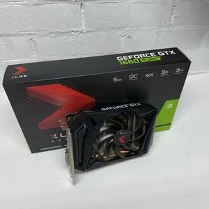 PNY NVIDIA GEFORCE GTX 1660 Super 6GB GDDR6 XLR8, Single Fan Graphics Card, GPU - Photo 1/3