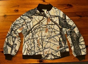 Ideal Apparition 3D Camo UnLined Bomber Jacket, Zipper Front Size Large LG L - Picture 1 of 3