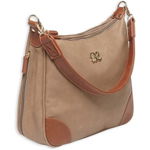 Bulldog Hobo Style Purse Includes Universal Fit Holster Leather Taupe - BDP014 - Picture 1 of 1