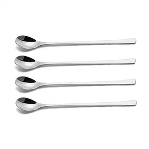 Iced Tea Spoons Long Handled 18/10 Stainless Steel Stirring Spoon 9-Inch Bar ... - Picture 1 of 7
