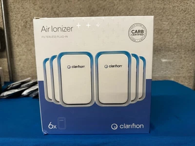 6x Clarifion Air Ionizer Filterless Plug-In (6-Pack) Filters - New in Box!
