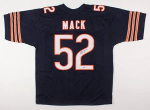  Khalil Mack Signed Chicago Bears Jersey (Beckett COA) 6xPro Bowl Linebacker - Picture 1 of 7