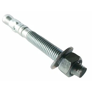 (50) 1/2"-13 X 4-1/2" Concrete Wedge Anchor With Washer & Hex Nut Zinc Plated - Picture 1 of 6