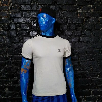 Adidas Jersey MEDIUM Vintage Retro Mens Trikot Camiseta Maillot Football UA1 - Image 1 of 4