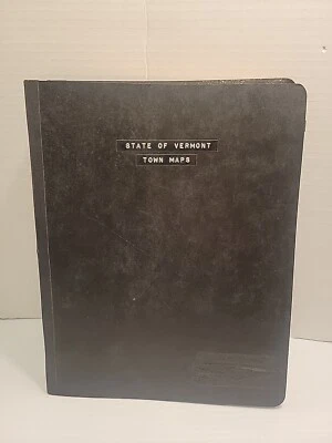 Mapa de la ciudad de Vermont - Mapas de esquema - Encuesta nacional - Rutland Windsor Lamoille todo Foto 1 de 4