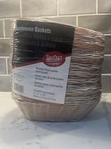 12 Each Tablecraft - C1174W - 9 in x 6 in Woven Basket, Bread Basket - Picture 1 of 2