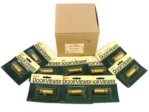 Brainerd 669XC - Box of 10 - 160° Wide Door Viewer / Peep Hole NEW Solid Brass - Picture 1 of 4