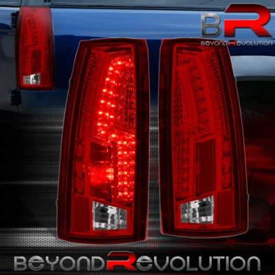 Luces traseras LED para 1988-1998 C10 C/K 1500 Suburban Tahoe Yukon lente roja lámparas Foto 1 de 4