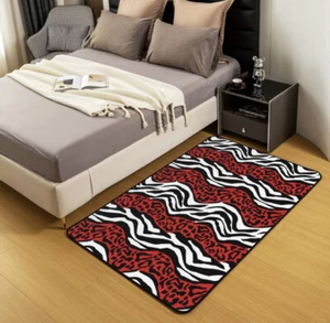Cheetah Print Area Rug 3x5 for Bedroom Bedside. NEW FREE SHIPPING - Picture 1 of 4
