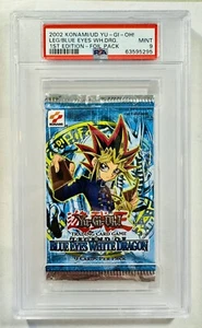 Yugioh Leggenda Degli Occhi Blu 1° Edizione Foil Pack Psa 9 a - Foto 1 di 1