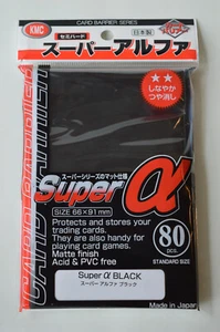 KMC Card Barrier Super BLACK SLEEVES 80 Pack Matte Finish - Bild 1 von 2