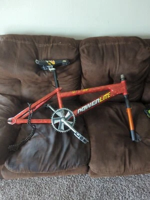 Cuadro y horquilla Powerlite Spitfire 1998 BMX Racing usados Med Old School GT Robinson Foto 1 de 4