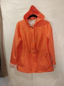 KIM ROGERS Small ANORAK LEICHTE WINDBREAKER JACKE Top Zustand Orange - Bild 1 von 19