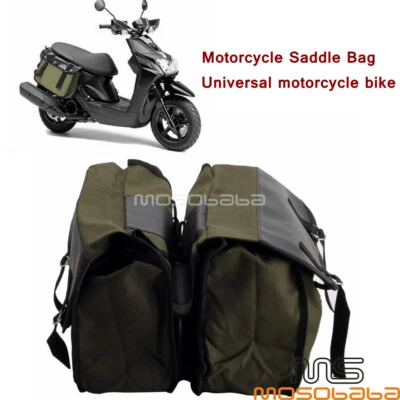 Холщовый откидной чехол седельная сумка сумки для хранения багажа для Harley Honda Shadow 750 CTX - Изображение 1 из 4