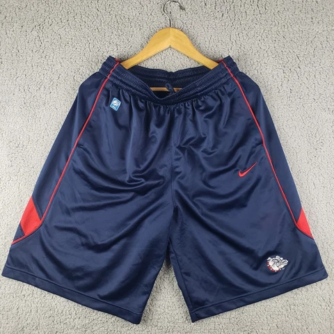 Nike Dri Fit Gonzaga University Basketball NCAA MT Medium Tall Bulldogs Shorts Cover