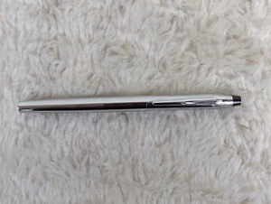 Cross Match Point Pen Vintage - Black Chrome - Made In USA - Picture 1 of 7
