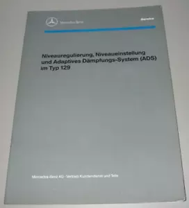 Werkstatthandbuch Mercedes R 129 SL Niveauregulierung Niveaueinstellung ADS Buch - Bild 1 von 7