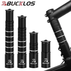 BUCKLOS Bicycle Fork Stem Extender Handlebar Riser Extension Adapter Bike Parts - Picture 1 of 17
