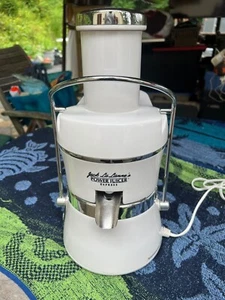Jack Lalanne's Compact Power Juicer Express MT-1020 White/Chrome TESTED - Picture 1 of 6
