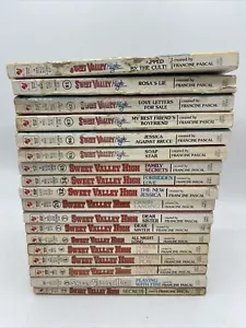 Set Lot of 18Sweet Valley High Books Francine Pascal Range from 2-88. - Picture 1 of 9