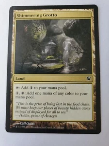 MTG Magic The Gathering Card Shimmering GrottoLand Innistrad 2011 - Picture 1 of 2