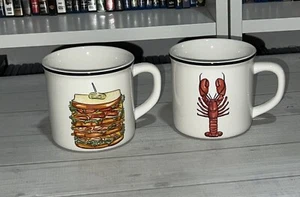 Pottery Barn PB X Friends TV Show Mug Lot You’re My Lobster Joey Sandwich - Picture 1 of 7