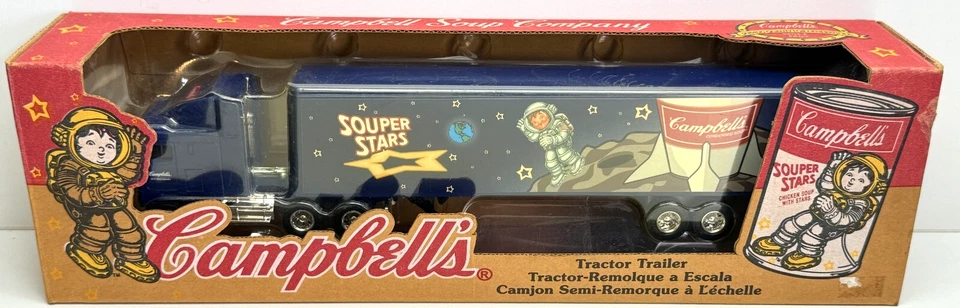 ERTL - Kenworth COE Tractor Trailer - Campbell's Souper Stars - 1:64 Scale - Image 1 of 3