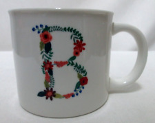 Opal House Monogram Initial B Mug Cup Micro & Dish Safe floral Opalhouse