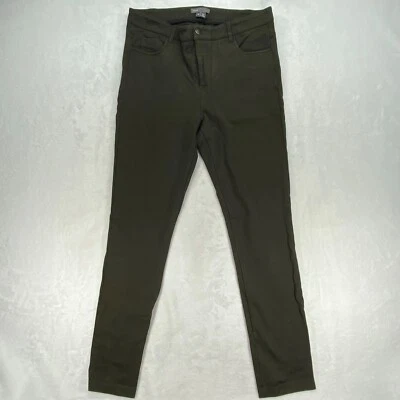 Pantalones Vince verde oliva elásticos informales de carrera para mujer talla 12 Foto 1 de 4