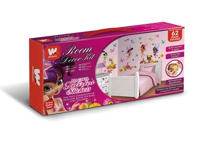 Wandtattoo Elfen Feen Blumenelfen Mädchen Wandsticker Kinderzimmer ablösbar Deko - Bild 1 von 2