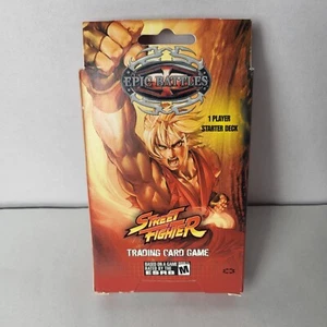 Epic Battles TCG Street Fighter Round 1 Player Starter Deck Trading Card Game - Picture 1 of 6