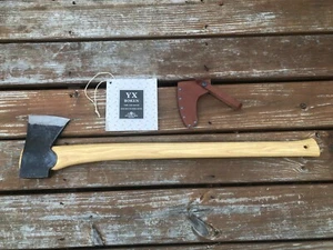 GRANSFORS BRUK 31 INCH STRAIGHT HANDLE AMERICAN FELLING AXE 434-3 NICE - Picture 1 of 15