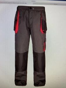 Arbeitshose Multifunktion Bundhose graphit/rot Größe 64 - Bild 1 von 1