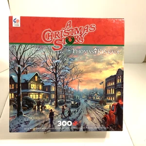 Rompecabezas Thomas Kinkade A Christmas Story 300 piezas/póster sellado 2012 - Imagen 1 de 5