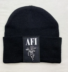 AFI  c2004 C&D V. Inc Patch Black Knit New Beanie - Bild 1 von 1