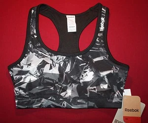 Sujetador deportivo reversible deportivo Reebok X-small XS para mujer soporte inalámbrico - Imagen 1 de 6