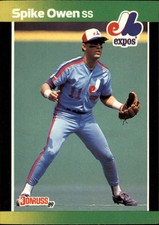 1989 Donruss Baseball's Best Baseball #236 Spike Owen 