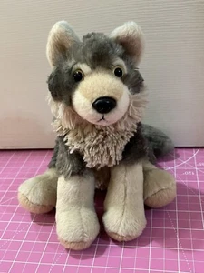 Mini 8 pollici cucciolo di lupo grigio legno Wild Republic peluche morbido imbottito animale - Foto 1 di 4