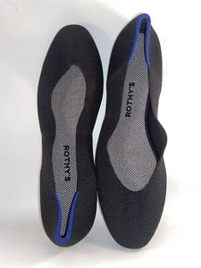 Rothy's The Square Black Women's Shoes Flats Loafers Size 8 New - Picture 1 of 1