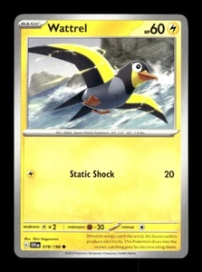 Pokemon Scarlet & Violet Wattrel 078/198 - Picture 1 of 1