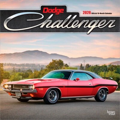 Dodge Challenger официальный | 2026 12 x 24 «квадратный настенный календарь | без пластика - Изображение 1 из 4