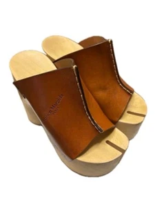 Maison Margiela Tabi Plateau Sandalen Sandalen EU37 US 6~6,5 UK 4~4,5 Leder Brw - Bild 1 von 6