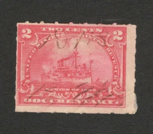 USA- USED - 2 c -Documentary Revenue - 1898. - Picture 1 of 2