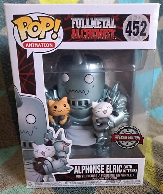 Alphonse Elric con Gatitos Pop 452 - Fullmetal Alchemist Funko Pop! Vinilo 2018 Foto 1 de 4
