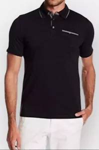 English Laundry Men's Short Sleeve Polo Black - Picture 1 of 2