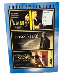 The Italian Job/Primal Fear/The Score (DVD, 2007, 3-Disc Set, Widescreen) - Imagen 1 de 5