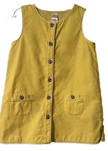 Gymboree Girls 10 Bee Chic Button Front Pique Tunic Top 2011 Vintage - Picture 1 of 4