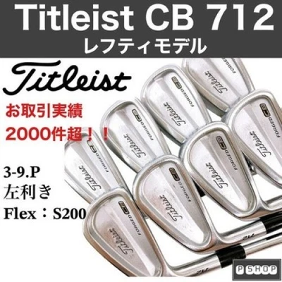 Titleist CB712 Forged Iron Set 8pcs 3-PW Dynamic Gold S200 Flex S Left-Handed - Image 1 of 4